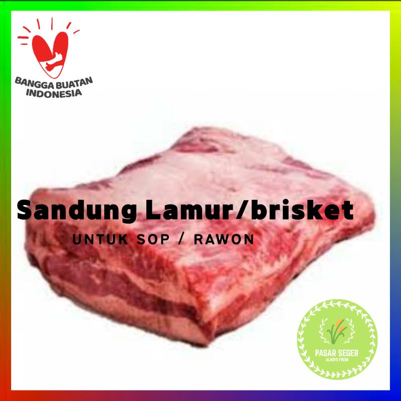 

Premium Beef /Sandung Lamur/Brisket /Sop /Rawon [500g]
