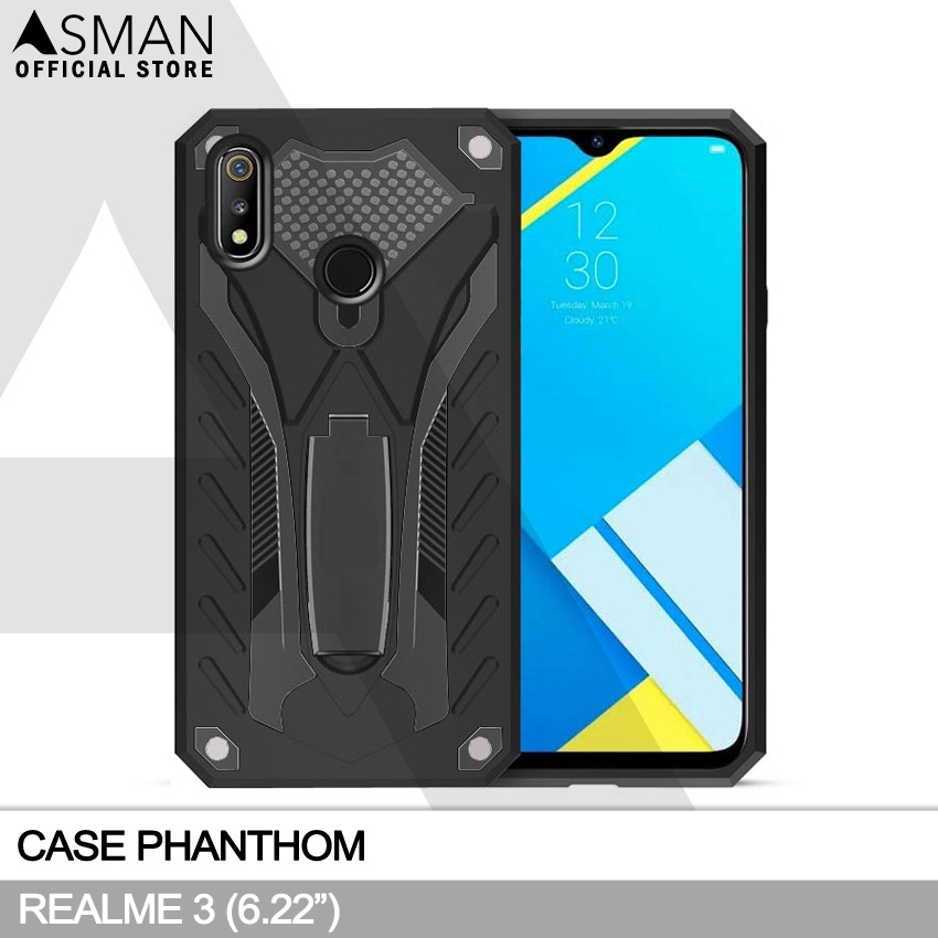 Hardcase Phantom Realme 3  | Transformer Kick Stand