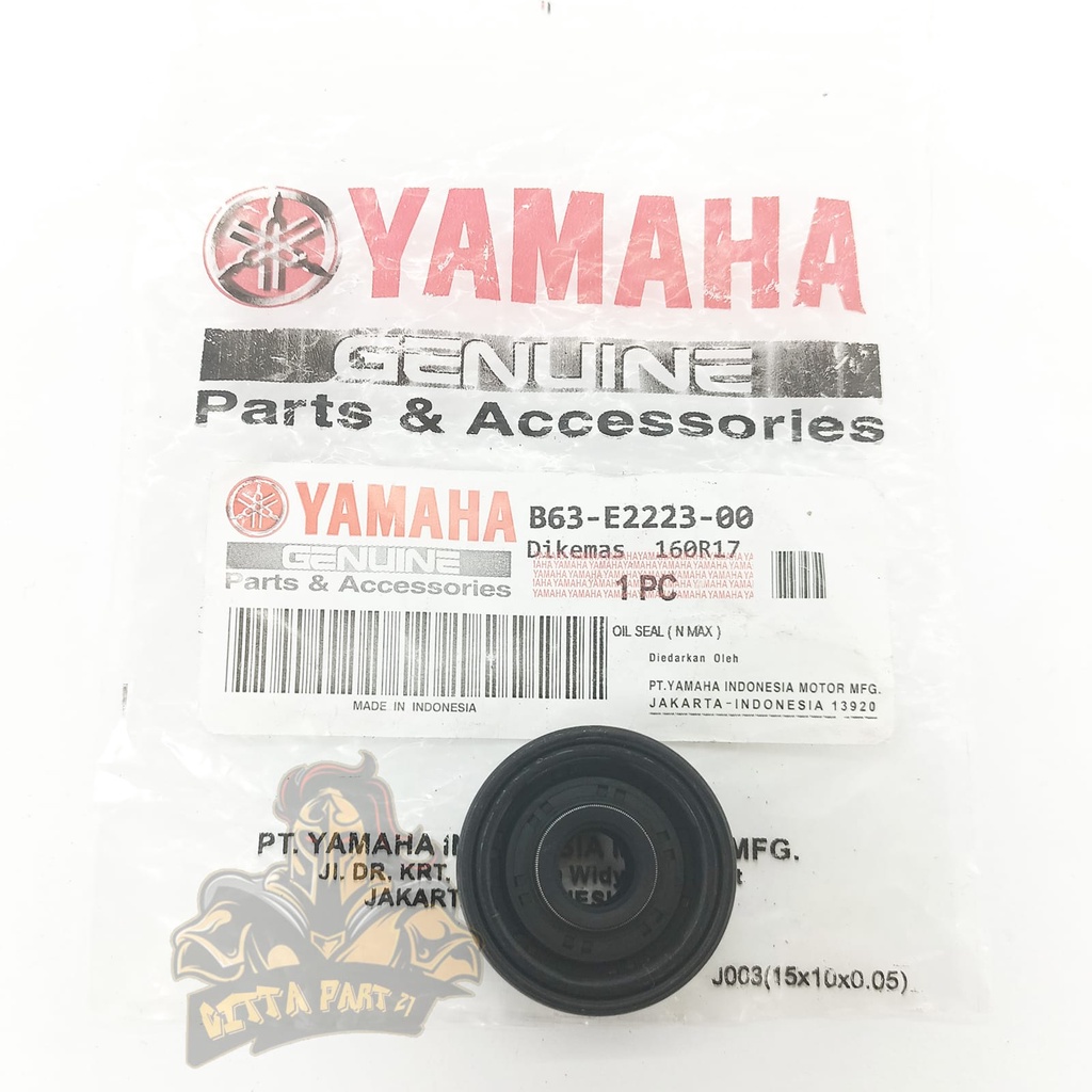 OLI SEAL WATER PUMP YAMAHA B63 KUALITAS ASLI ORIGINAL YAMAHA YGP PRESISI KARET BERKUALITAS TIDAK MUDAH KERAS TAHAN PANAS DAN TIDAK NGEMBANG DAN DIJAMIN AWET NMAX AEROX LEXI