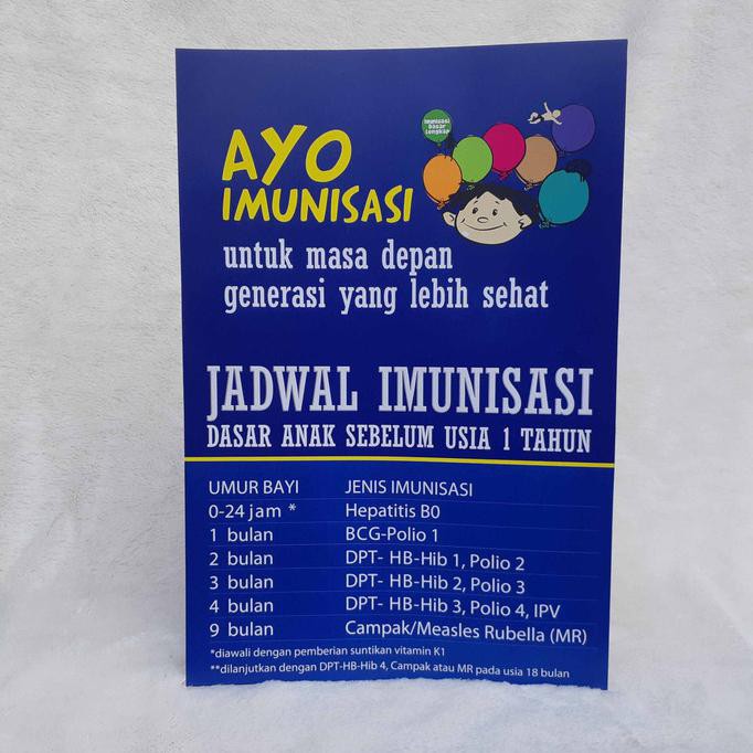 Poster Jadwal Imunisasi TERBATAS