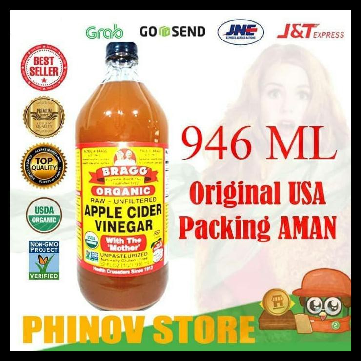 

Cuci Gudang Bragg Apple Cider Vinegar 946 Ml / Cuka Apel Bragg 946Ml Isi 12 Botol