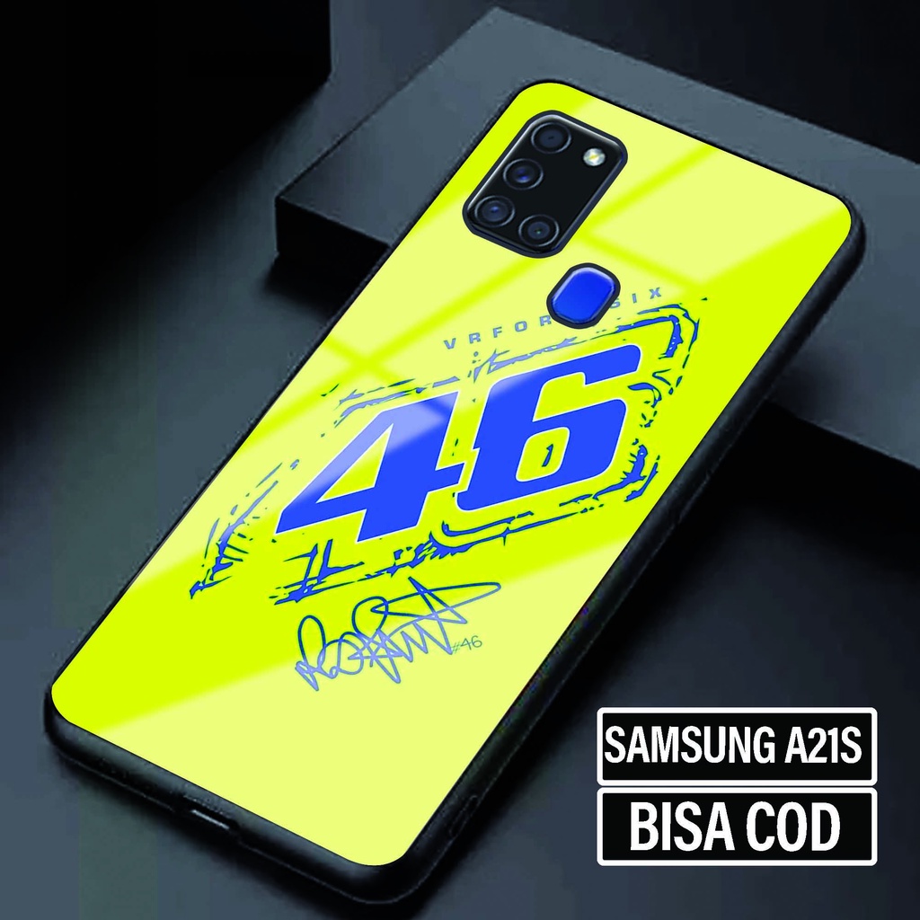 Case Glossy Samsung A21S - Softcase Samsung A21S - Fashion Case Motif [ Mancase46 1 ] - Kesing Samsu