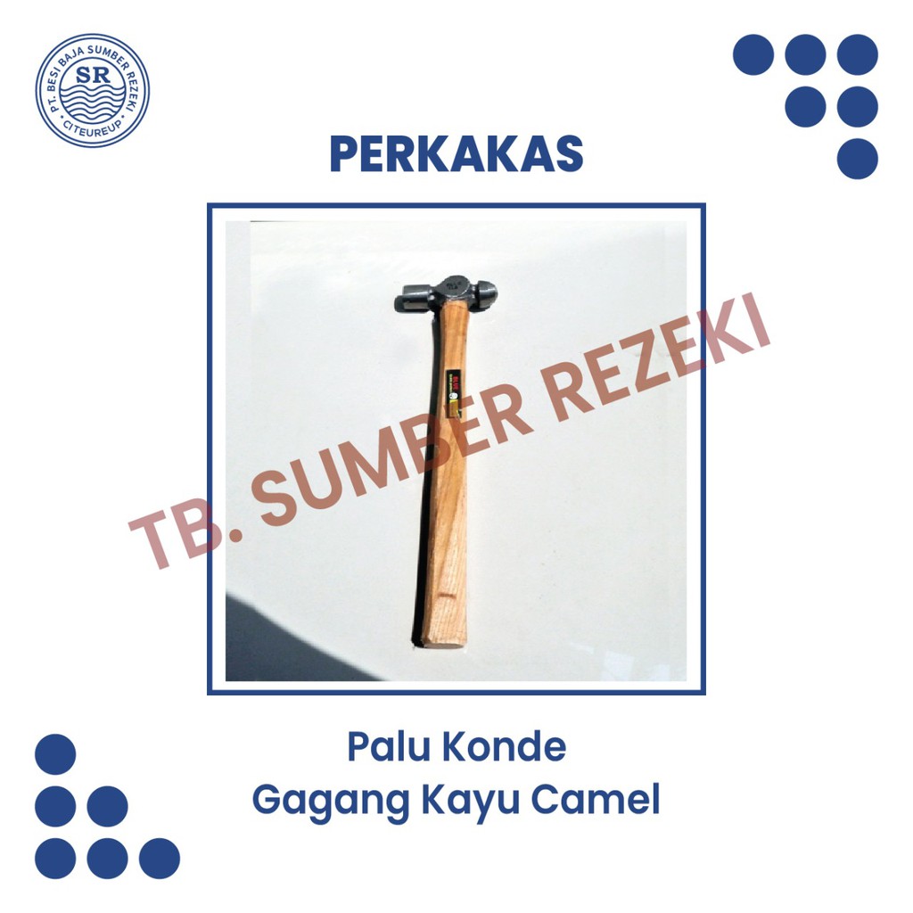 Perkakas Palu Konde Gagang Kayu Camel