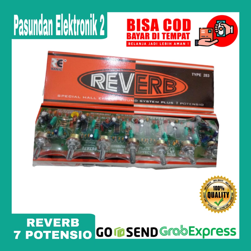 Kit Echo Reverb 7 Potensio type 283