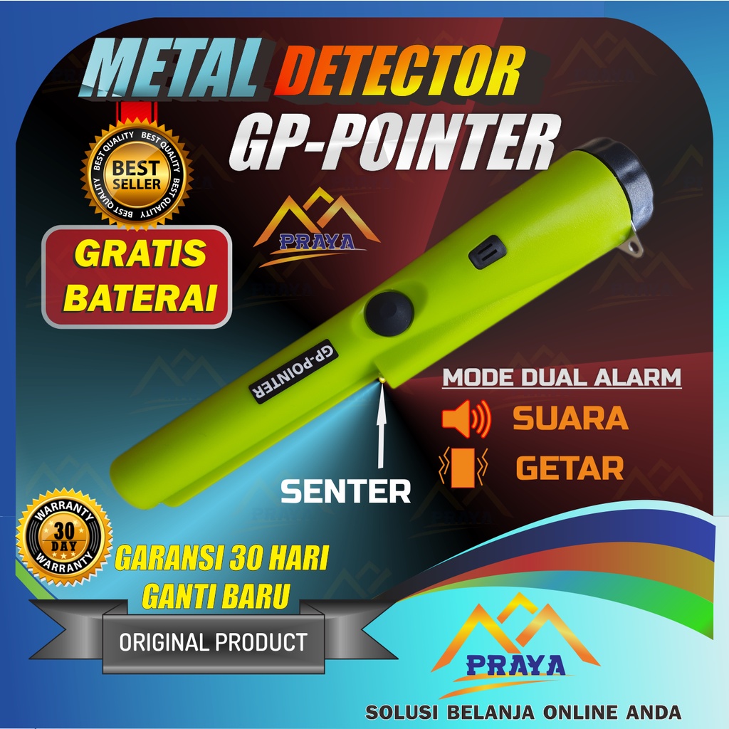 GP Pointer S Metal Detektor / Alat Deteksi Logam Metal Emas Perak BUKAN GARRET PRO POINTER