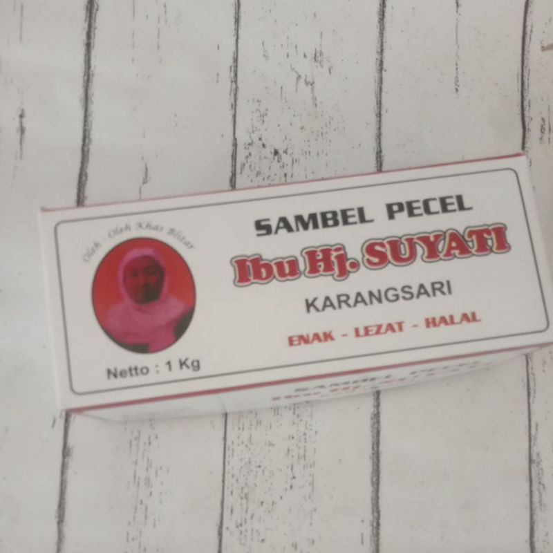 

Sambel Pecel Ibu Hj. Suyati 1 kg