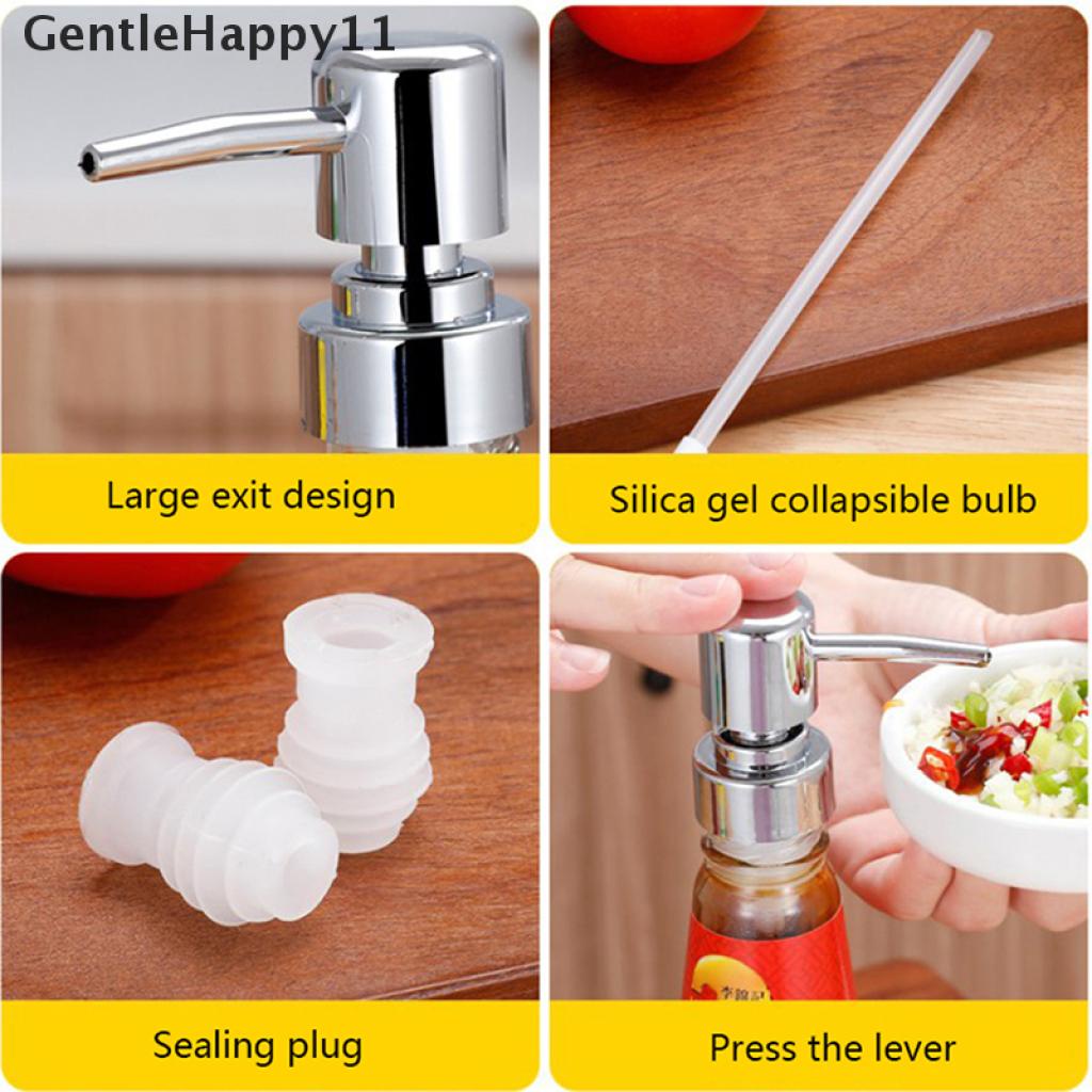 Kepala Botol Dispenser Pompa Tekan Untuk Saus / Kecap / Cuka