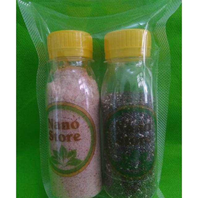 

Paket hemat chiaseed+garam himalaya