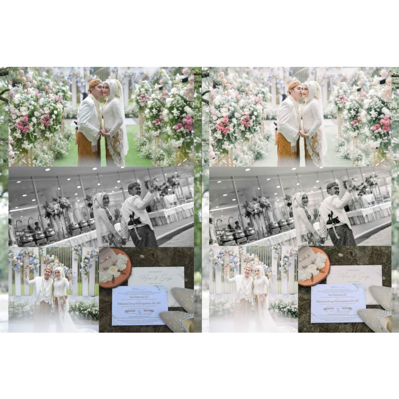 Preset Lightroom Clean Tone Wedding