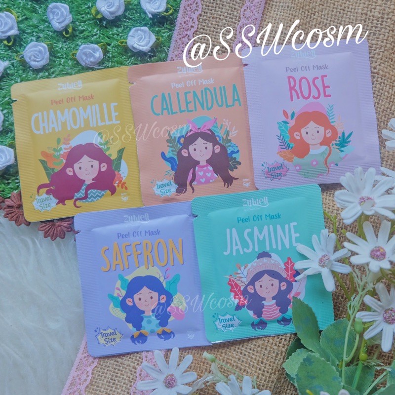 (AGEN RESMI) Zywell Pell Off Mask Travel Size 5gr