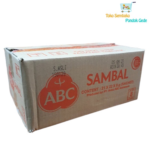

Sambal ABC Sachet 21 x 24 8g 1 Dus