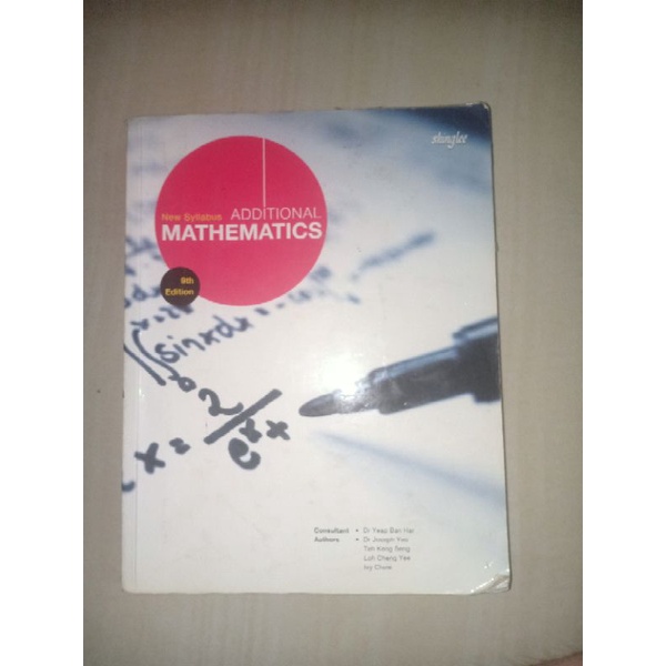 New Syllabus Additional Mathematics 9th edition