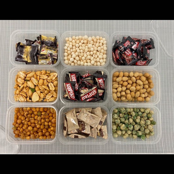Thinwall 1000 ml @25 pcs / Kotak Makan Plastik / Plastic Container