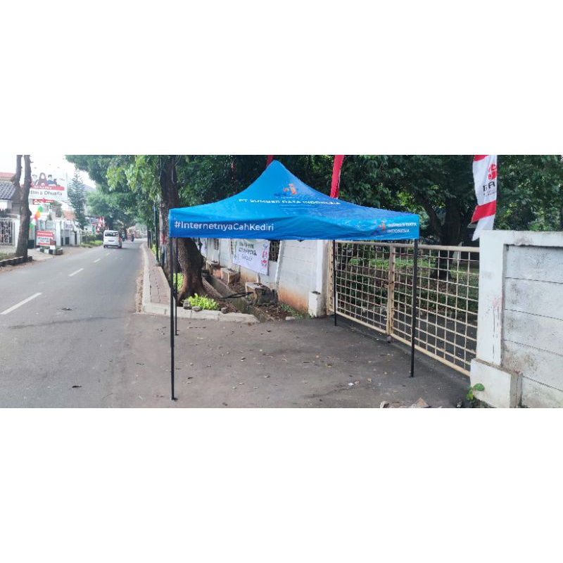 TENDA LIPAT 3X3 BRANDING LOGO MURAH