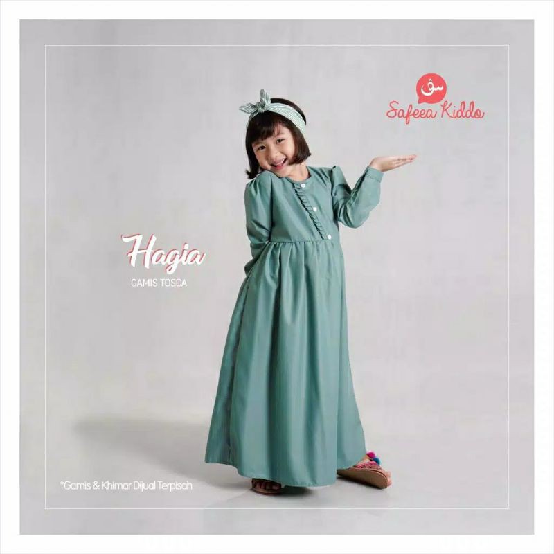 Gamis Anak  umur 2-12 tahun Bahan Toyobo Fodu