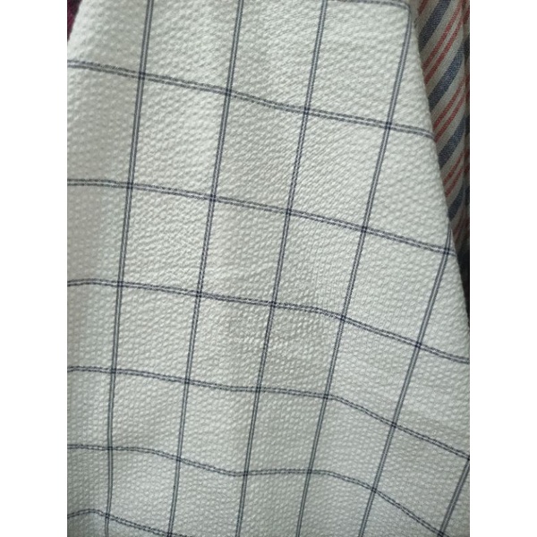 kain katun crinkle/crinkle motif/crinkle kotak