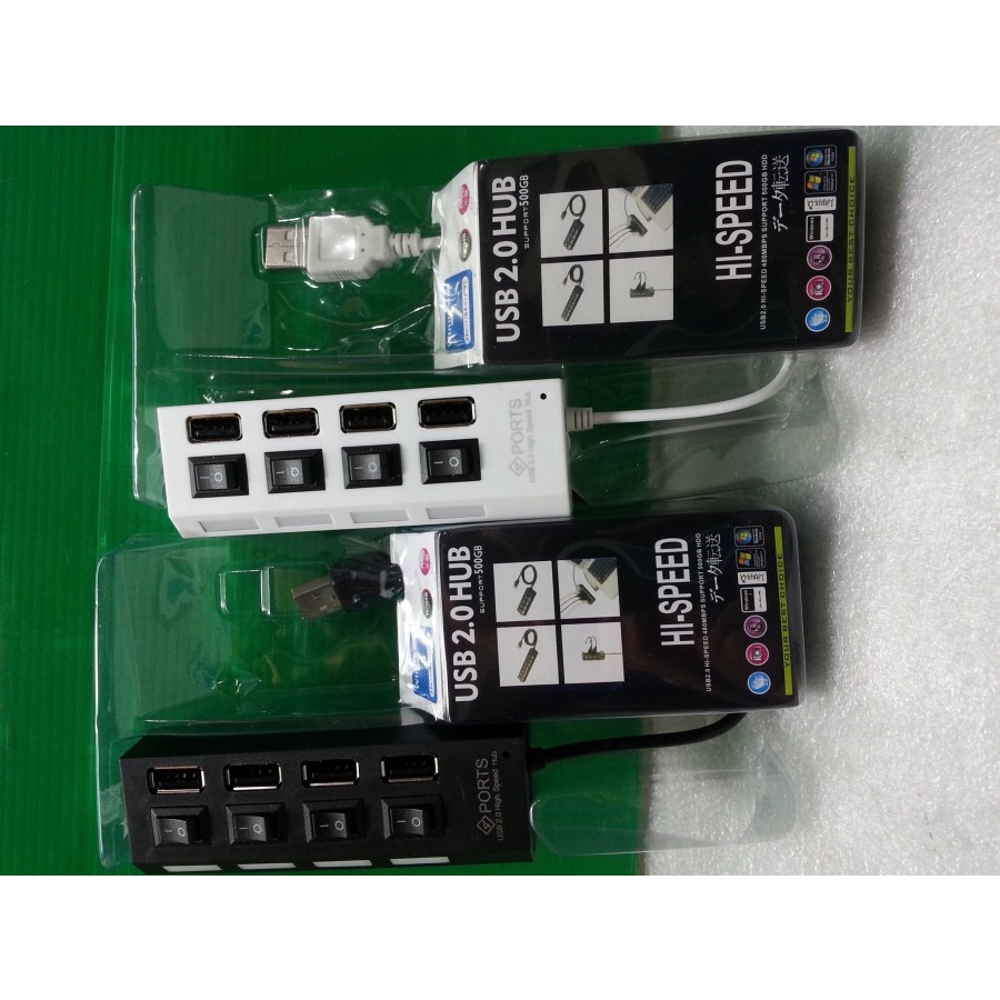 USB hub 4 port on/off