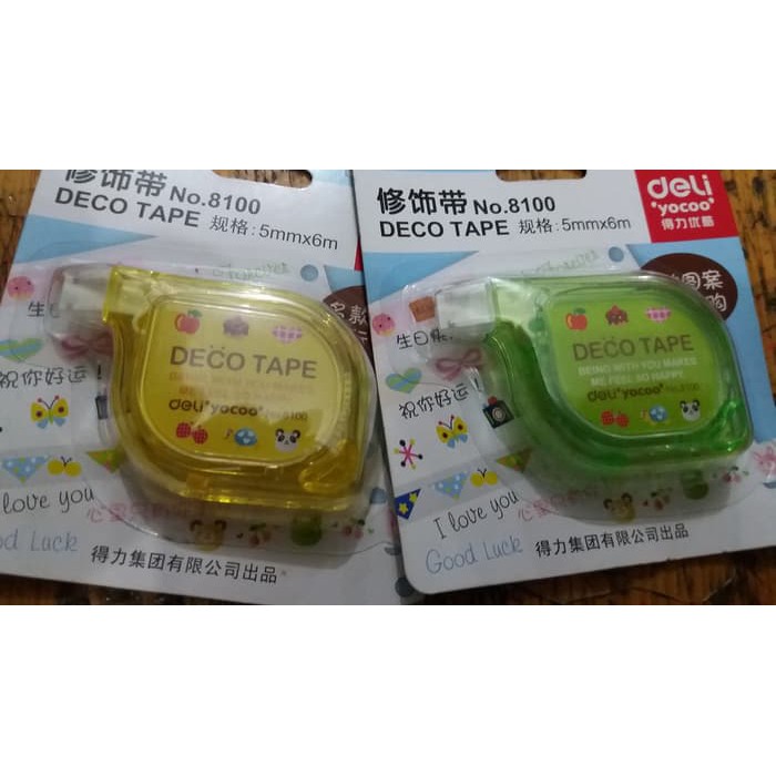 

Refill Tipex Tombow - Correction Tape - Tipex Kenko Deco Tape 5Mm X 6 M Produk Terbaik