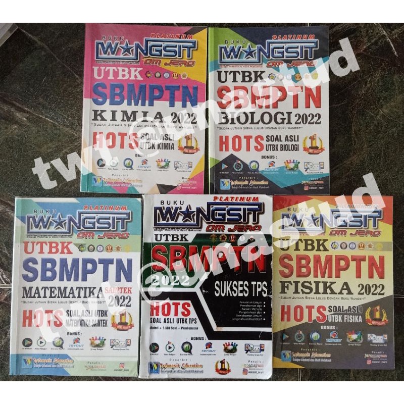 PRELOVED WANGSIT JEROANAYAM UTBK SAINTEK 2022