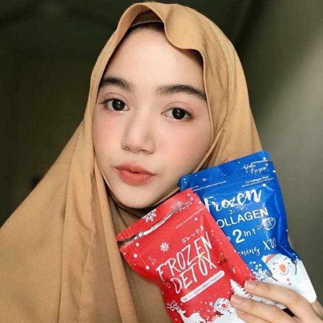 SET FROZEN COLLAGEN DAN FROZEN DETOX