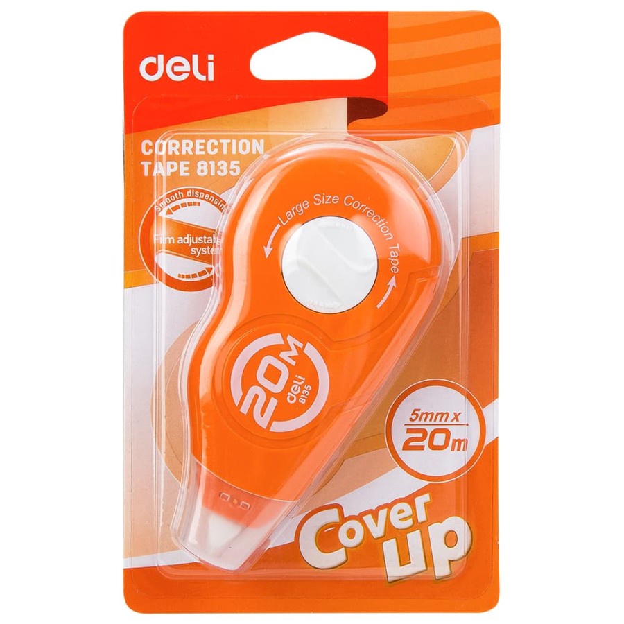 Tipe X-Correction Tape w/cap Long 5mm×20m - Deli E8135