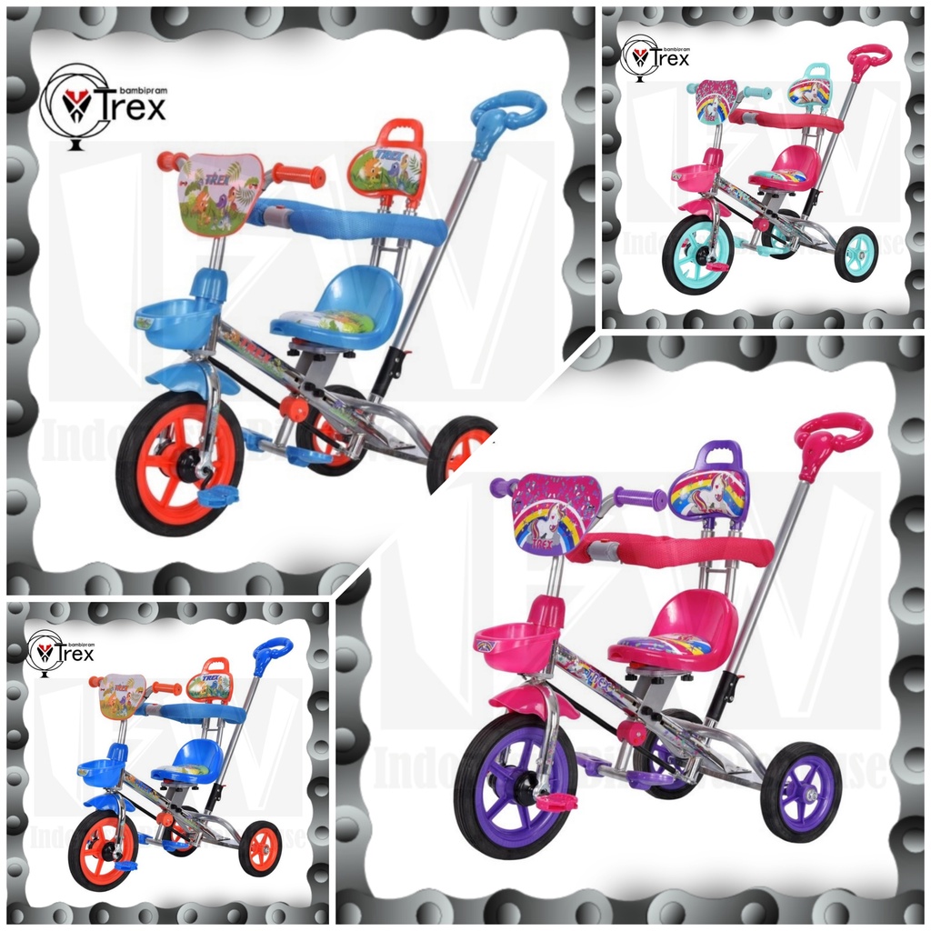 IBW - Tricycle Sepeda Roda 3 TREX TC3-7 TIDAK PAKAI MUSIK