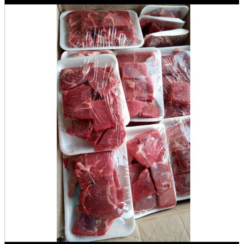 

daging sapi potong rendang / daging semur / daging empal