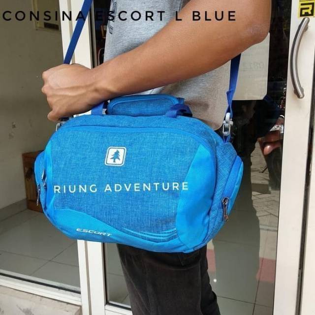 TERLARIS Tas Selempang Consina Escort L Large Original Slingbag Travelpouch Harga Bandrol 225.000