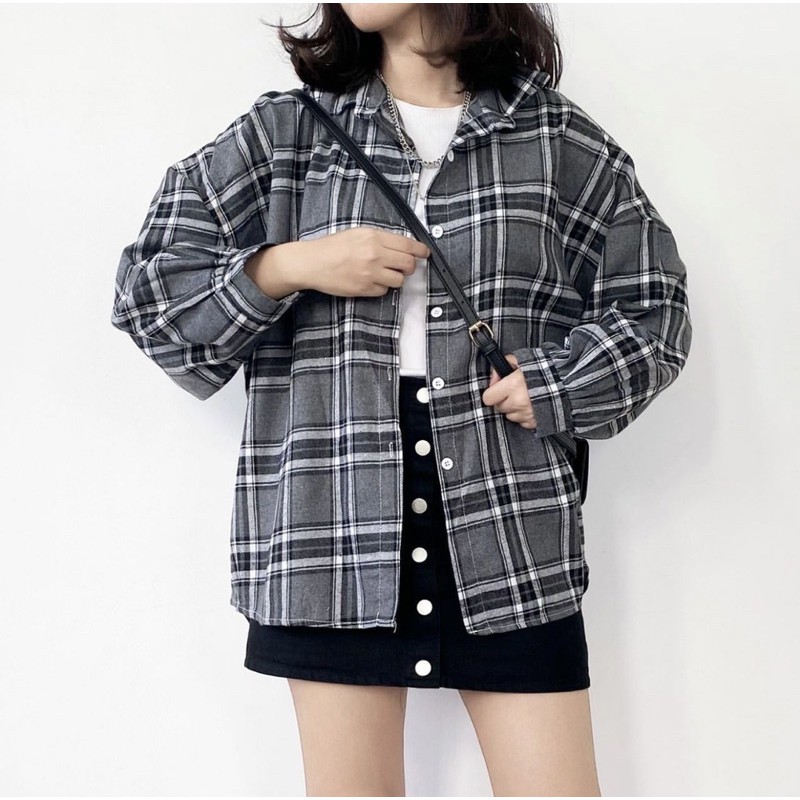 GRITTE OVERSIZE FLANEL SHIRT