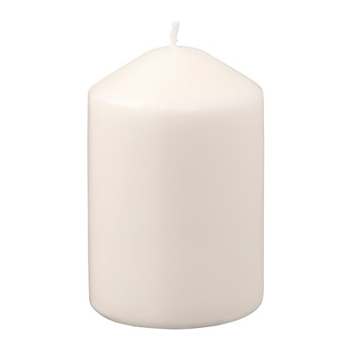 LATTNAD Lilin blok tanpa aroma 10 cm alami