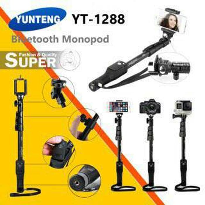 Tongsis Yunteng Tombol Bluetooth YT-1288 Bluetuth