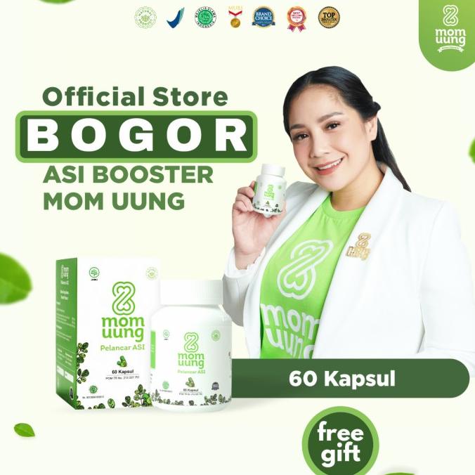 ASI Booster MOM UUNG BPOM HALAL HERBAL KELORCAP KELOR BOGOR 60 KAPSUL