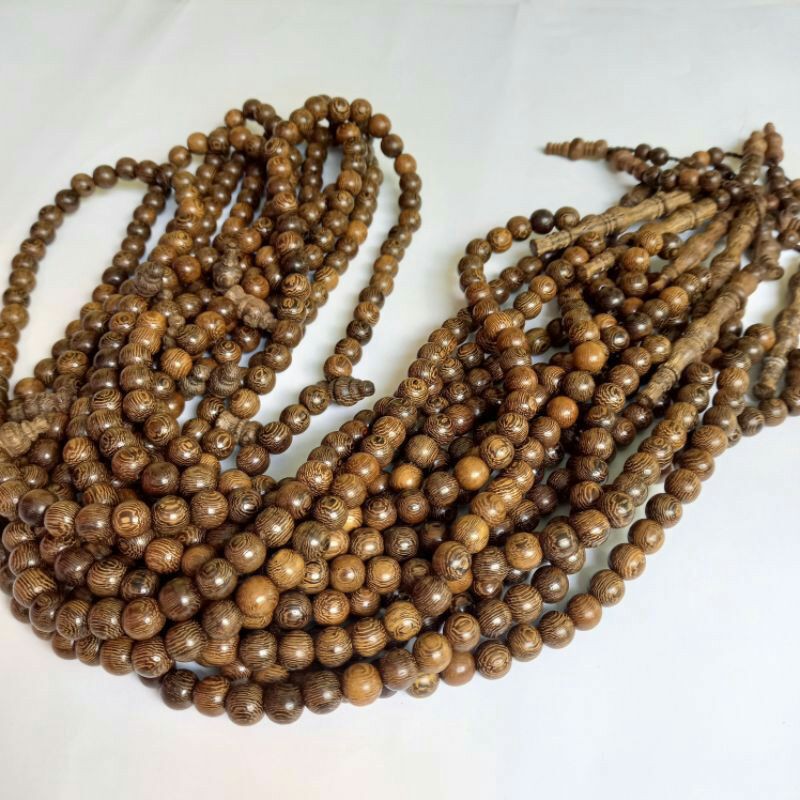 tasbih gaharu grade A 8mm gaharu buaya gaharu Kalimantan tasbih gaharu asli tasbih gaharu wangi