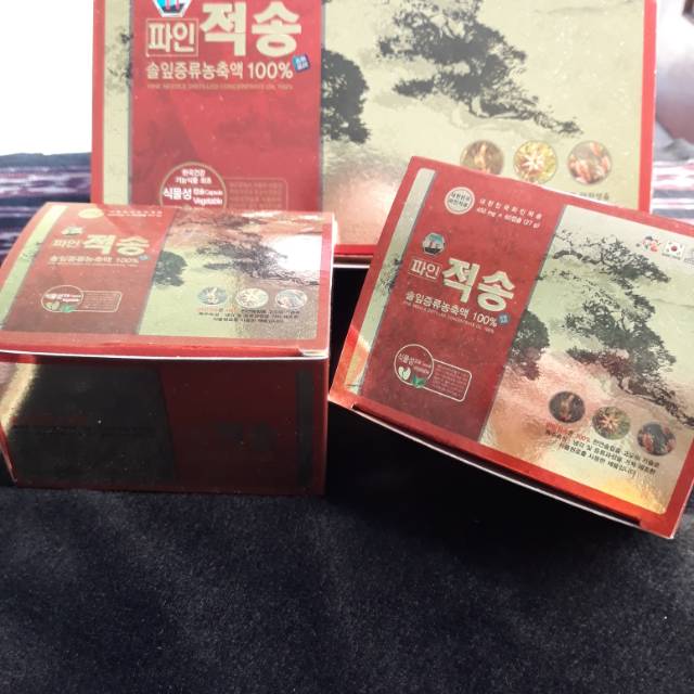 

Red pine jeok song Healty Food. Minyak Pinus Korea isi 60 butir