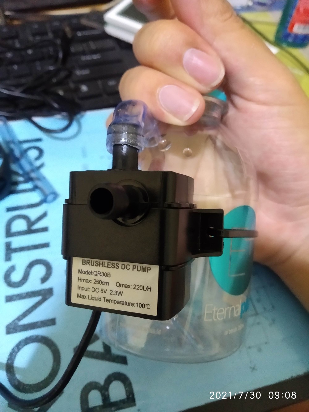 Pompa Air Celup Usb M1 Mini Brushless 5v Submersible Pump