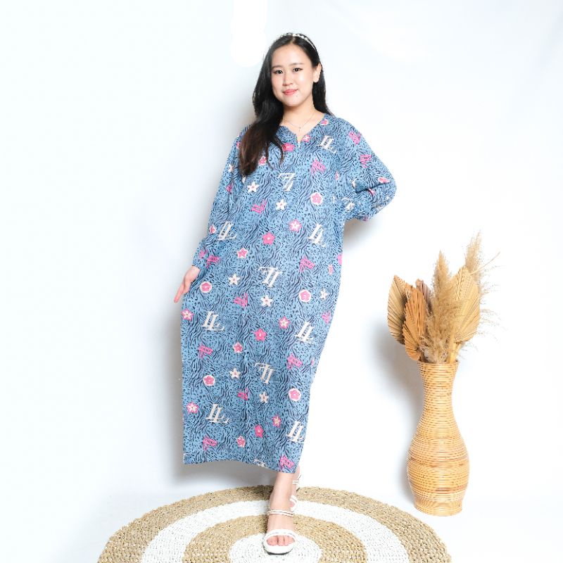 Daster habel busui lengan panjang gamis merk Verell-48