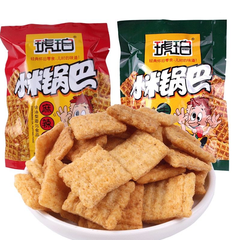 

Snack Import: Millet Rice Crackers [MALA & BEEF] 小米锅巴-麻辣味/牛肉味 25gr