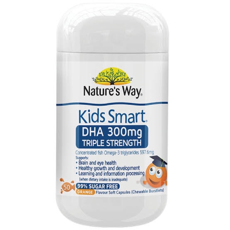 Natures way Kids Smart DHA 300mg Triple Strength / Nature’s 300 mg