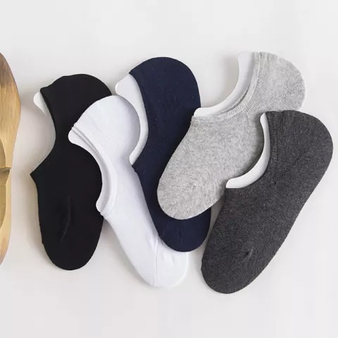 TOKO KL | KAOS KAKI PENDEK INVISIBLE POLOS HIDDEN SOCKS IMPORT KAOS KAKI MATAKAKI PRIA WANITA DEWASA MURAH TERLARIS