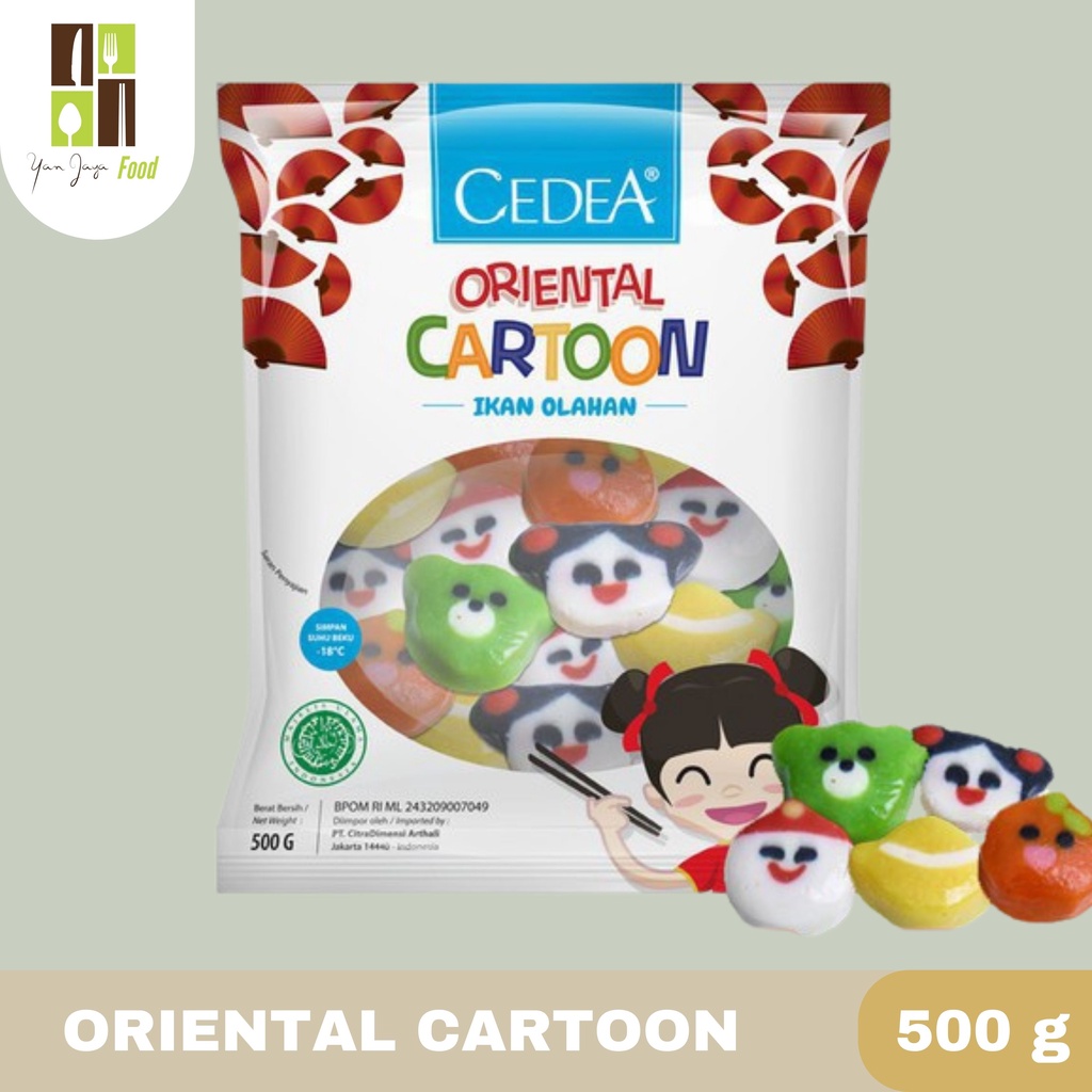 Cedea Oriental Cartoon [500g/200g] Baso Ikan Olahan