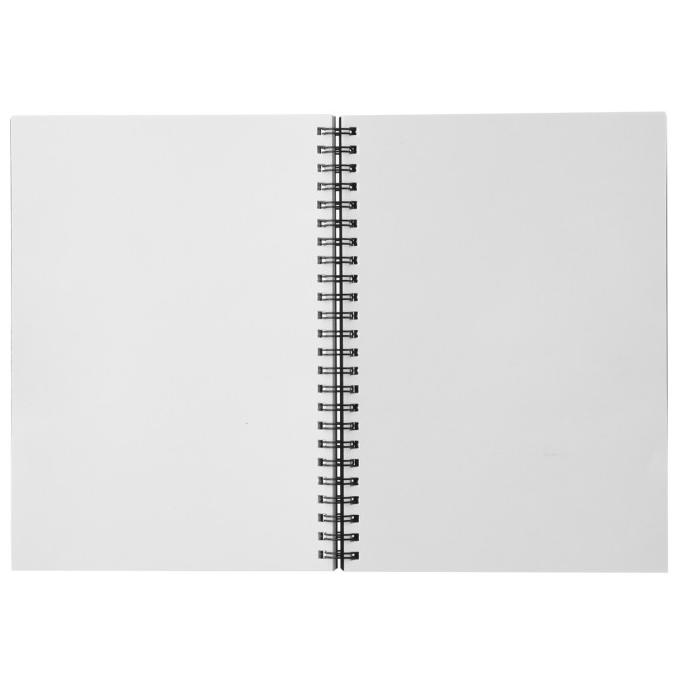

DOUBLE RING NOTE PLAIN 80 SHEET MUJI || BUKU POLOS DARK GREY