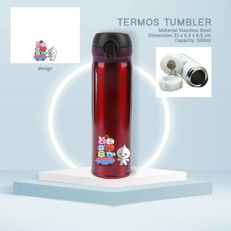 365 Termos /Thumbler / Botol Stainless Steel / 500Ml / BTS / Thumbler 304 500ml BTS