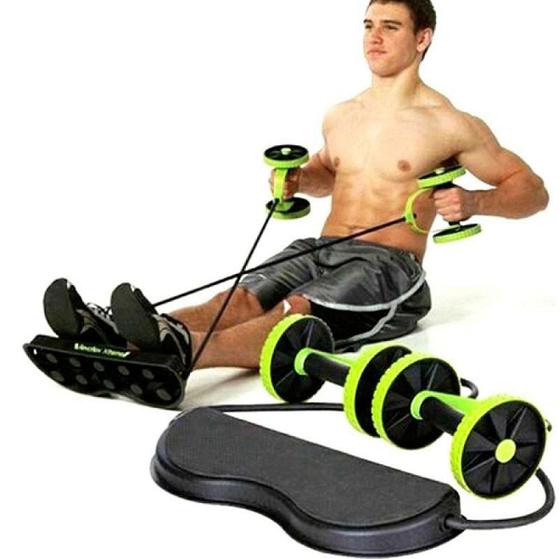 Peralatan Alat Olahraga Fitness Fitnes Gym Revoflex Refoflex Roller Extreme Praktis Bakar Lemak