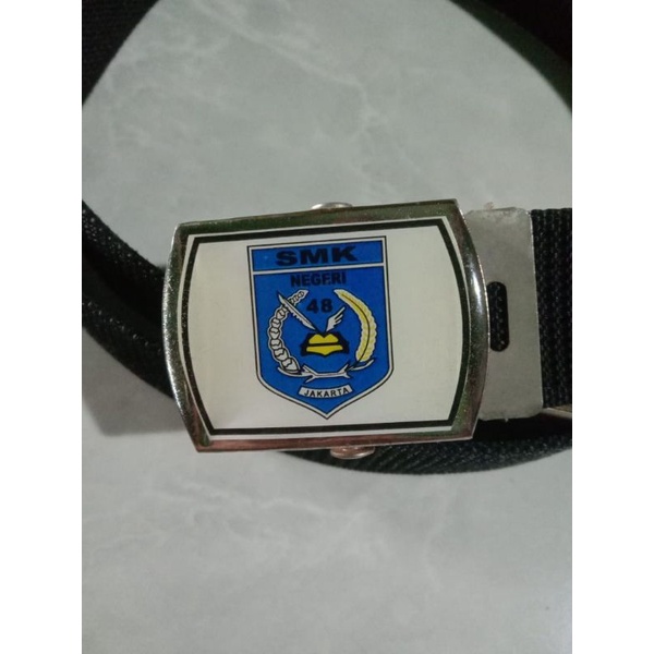 Sabuk gesper sekolah logo Costum SD SMP SMA