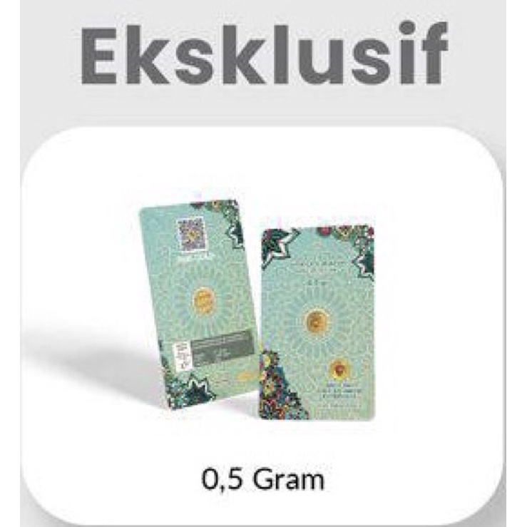 (FREE AMPLOP GIFT SERIES) Logam Mulia Minigold emas 24 karat 0.25 0.5 1 1.5 gram-Ekslusif 0.5