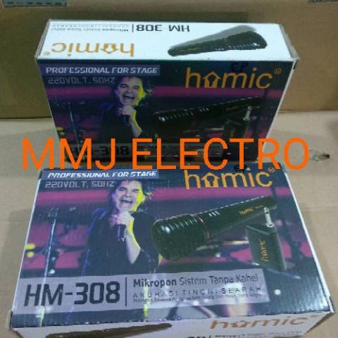 Mic Homic - microphone Homic wireless HM 308