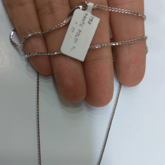 Kalung Emas Asli Kadar 750 Kalung Cowo Emas Putih Shopee Indonesia