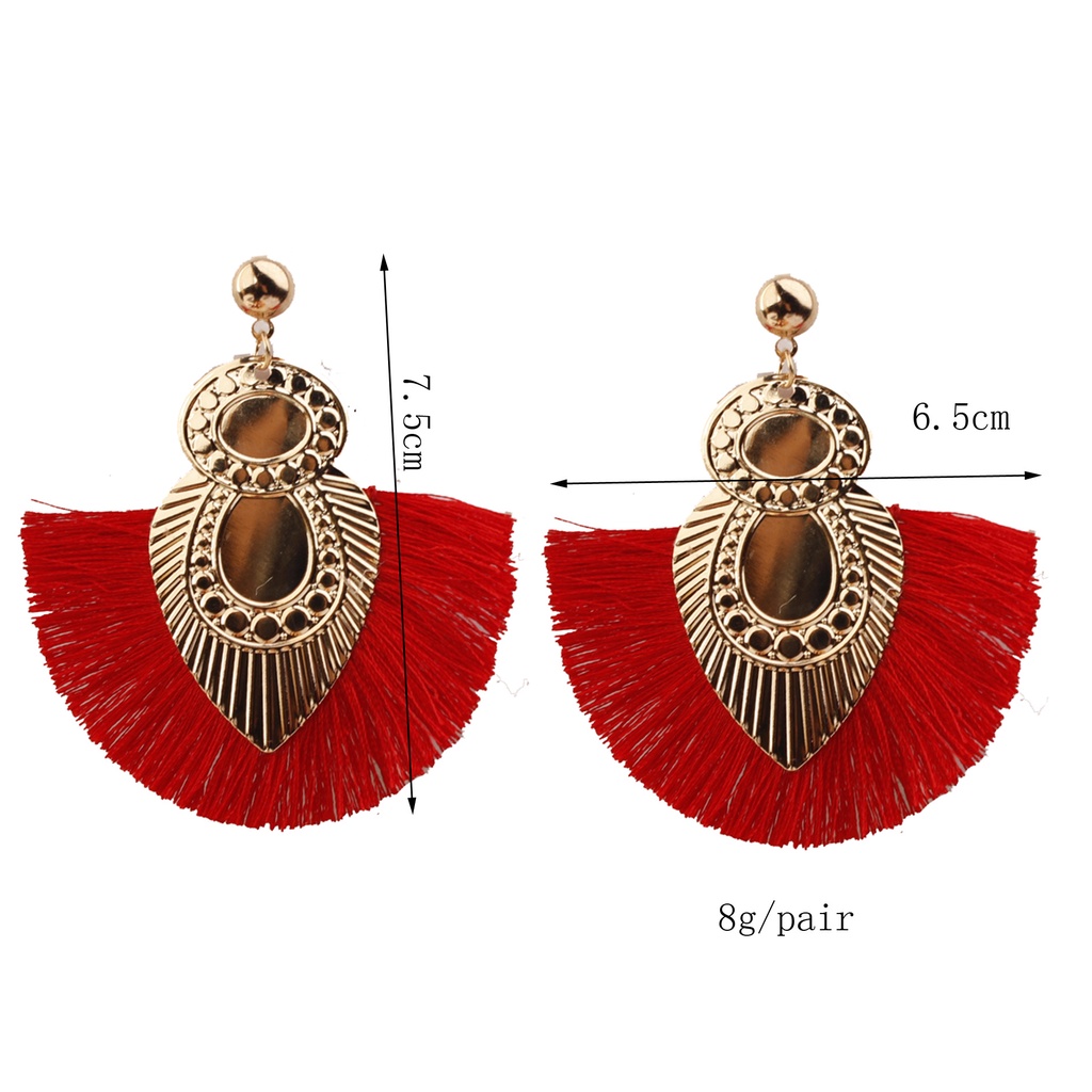 Baru rumbai anting-anting bohemian fashion retro burung anting-anting Eropa dan Amerika berlebihan g