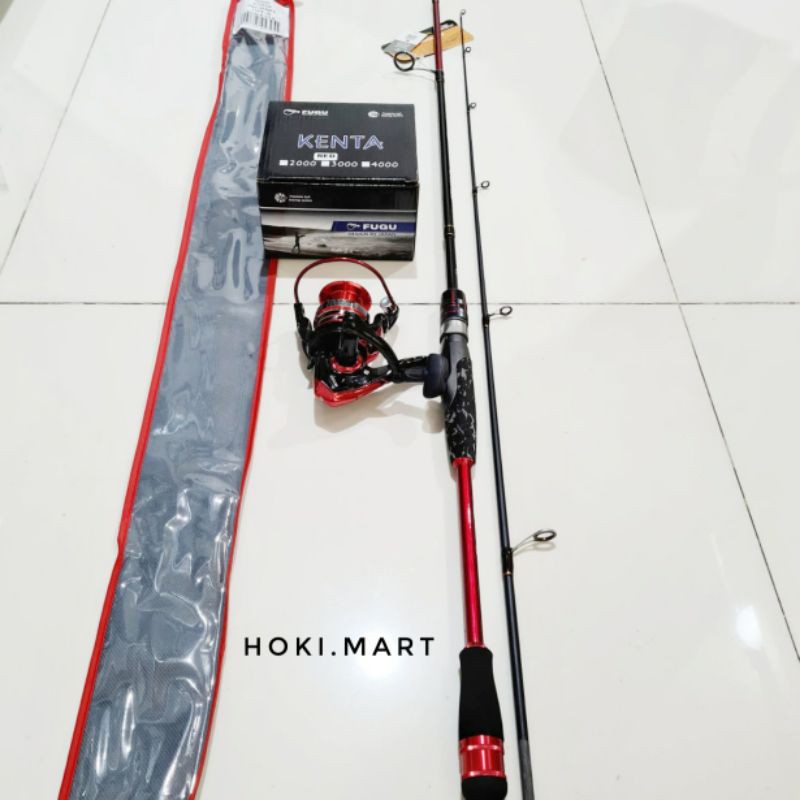 joran set daido athena pro series + reel fugu kenta