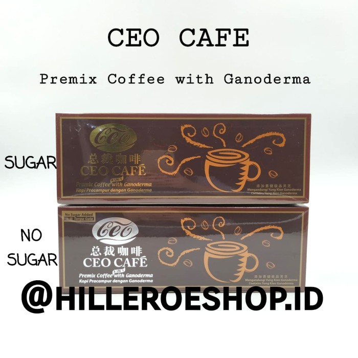 

PROMO CEO CAFE PREMIX COFFEE WITH GANODERMA KOPI CEO KESEHATAN - Gula